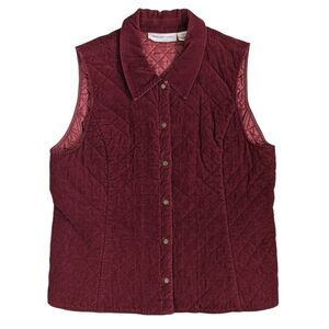 Susan Bristol Quilted Corduroy Vest
